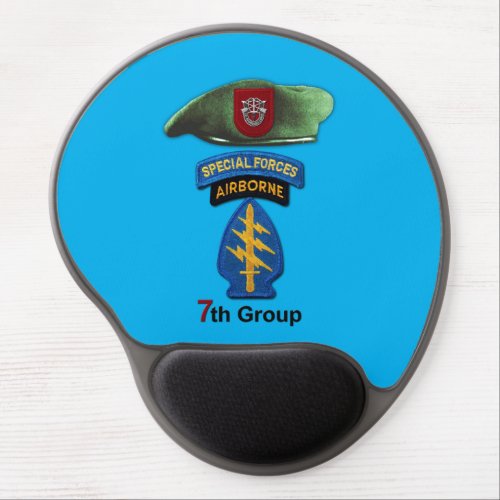 7th Special Forces Group Green Berets veterans Gel Gel Mouse Pad
