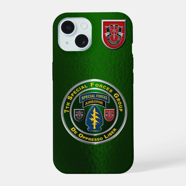7th Special Forces Group Iphone Case (Back)