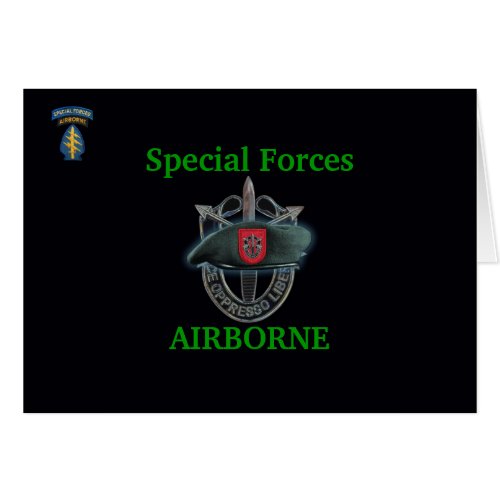 7th special forces group iraq gulf war vets Card