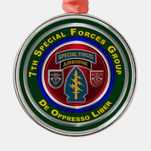 7th Special Forces Group Keepsake Christmas Metal Ornament