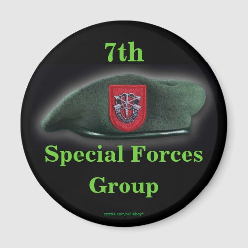 7th special forces group vets iraq magnet vfw