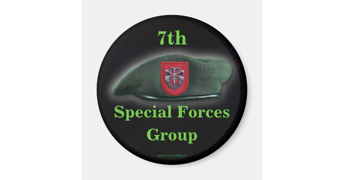 7th special forces group vets iraq magnet vfw | Zazzle
