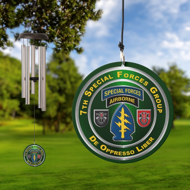 7th Special Forces Group Wind Chime (Outdoor)