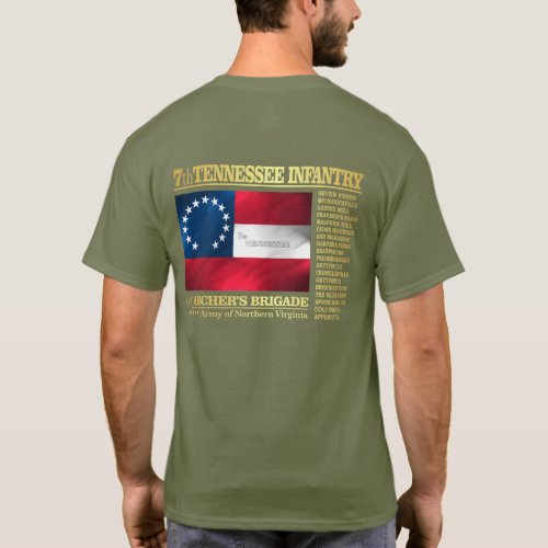 7th Tennessee Infantry BA2 T_Shirt