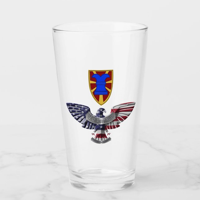 7th Transportation Brigade Expeditionary Eagle Glass (Front)