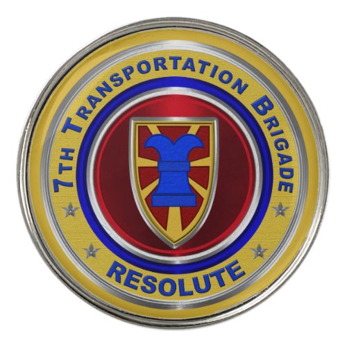 7th Transportation Brigade Expeditionary Golf Ball Marker