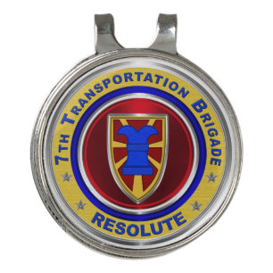 7th Transportation Brigade Expeditionary Golf Hat Clip