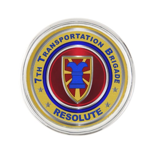 7th Transportation Brigade Expeditionary Lapel Pin