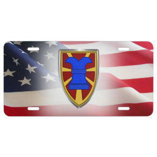 7th Transportation Brigade Expeditionary Patch License Plate