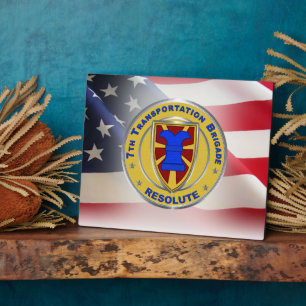 7th Transportation Brigade Expeditionary Plaque