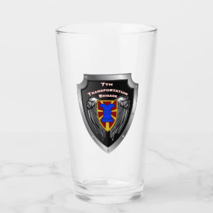 7th Transportation Brigade Expeditionary Shield Glass