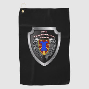 7th Transportation Brigade Expeditionary Shield Golf Towel