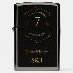 7th Wedding Anniversary Zippo Lighter