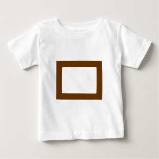 7X5 Card with Round Inside Conors Transp Brown Baby T-Shirt