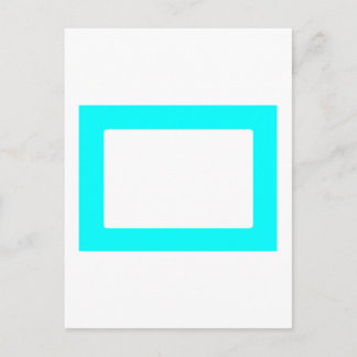 7X5 Card with Round Inside Conors Transp Cyan