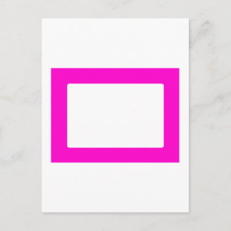 7X5 Card with Round Inside Conors Transp Magenta