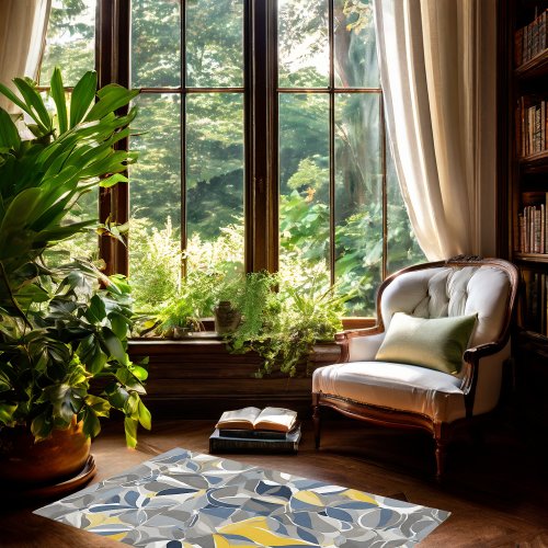 7x5 Indoor Abstract Pattern Rug