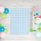7x5 Outdoor Rug Harald Check neptune blue