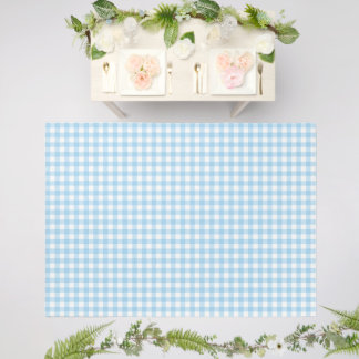 7x5 Outdoor Rug Harald Check neptune blue