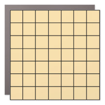 7x7 Beige Magnetic Gridmap