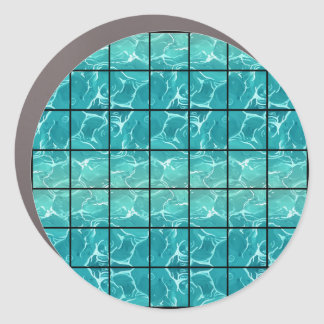 7x7 Lake Magnetic Gridmap Car Magnet