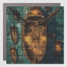 7x7 Magnetic Ship Gridmap