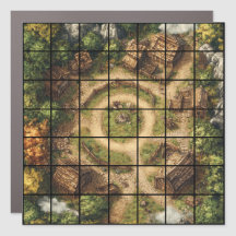 7x7 Village Magnetic Gridmap