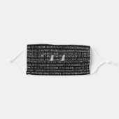 800+ Digits of Pi Adult Cloth Face Mask (Front, Folded)