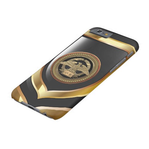 800 Gold Roman Imperial Eagle on Gold Medallion Barely There iPhone 6 Case