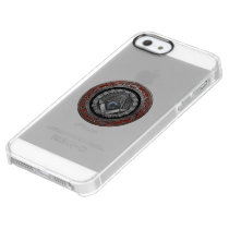 [800] Master Mason - Silver Square & Compasses Clear iPhone SE/5/5s Case