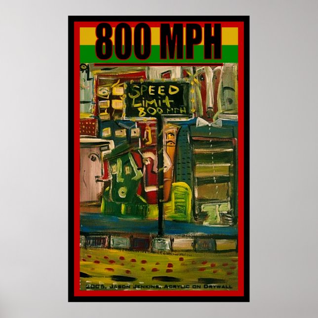 800 MPH POSTER (Front)