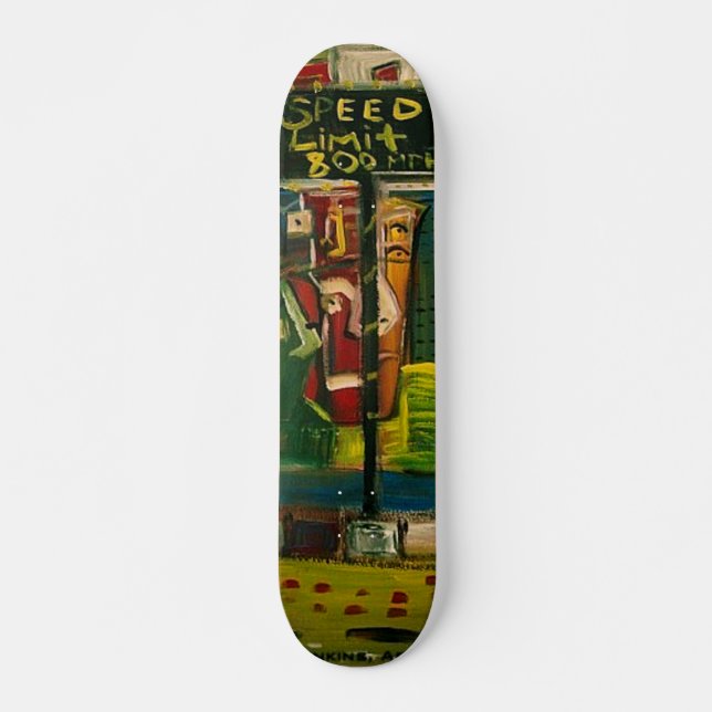 800 MPH SKATEBOARD DECK (Front)