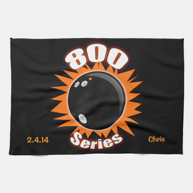 800 Series in Black and Orange Towel (Horizontal)