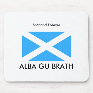 800px-Flag_of_Scotland_%28traditional%29, ALBA ... Mouse Pad