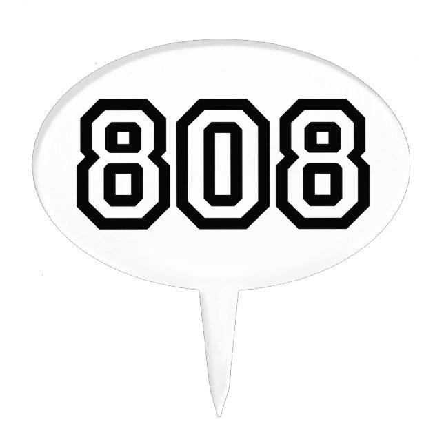 808 CAKE TOPPER (Front)