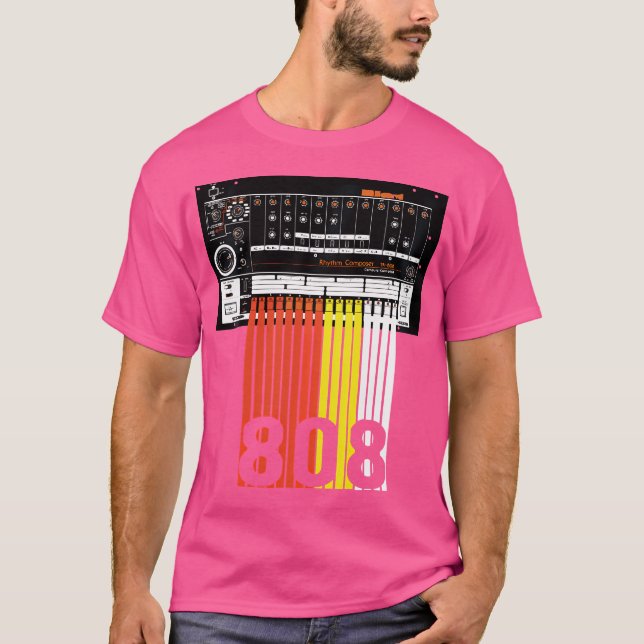 808 Drum Machine Shirt Music Beats (Front)