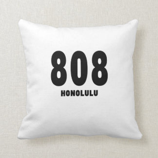 808 Honolulu Throw Pillow
