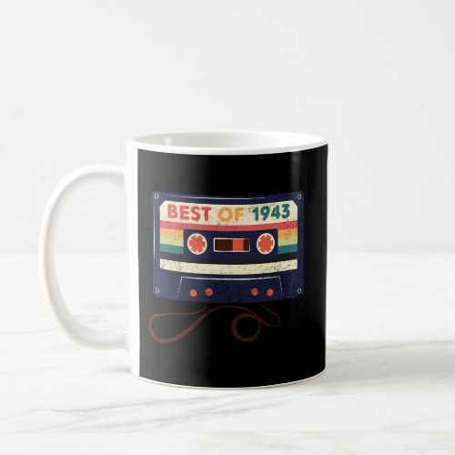 80 1943 Cassette Tape 80Th Coffee Mug