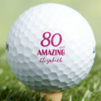 80 and Amazing Mom Gift – Pink 80th Birthday