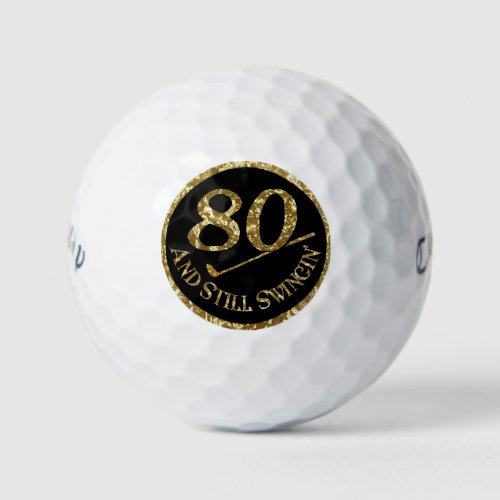 80 And Still Swingin Golf Balls