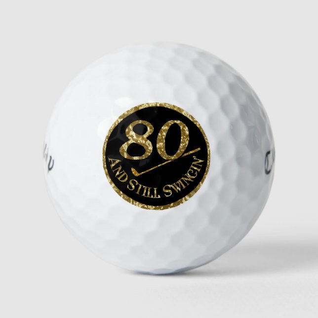 80 And Still Swingin' Golf Balls (Front)