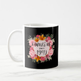 80 Fabulous Since 1942 Happy 80Th Coffee Mug