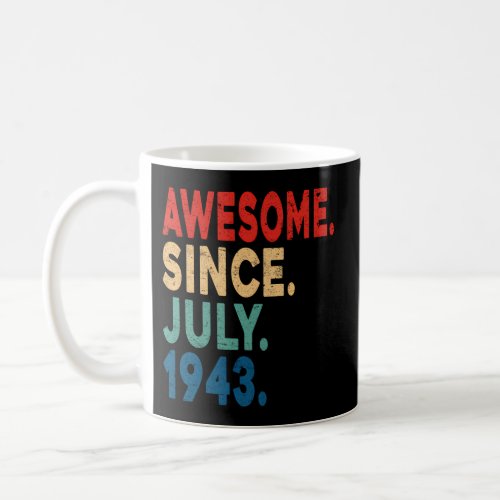 80 July 1943 80Th Coffee Mug