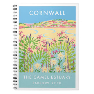 80 page notebook vintage style Camel Estuary