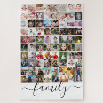 80 Photo Collage Personalized Family Jigsaw Puzzle
