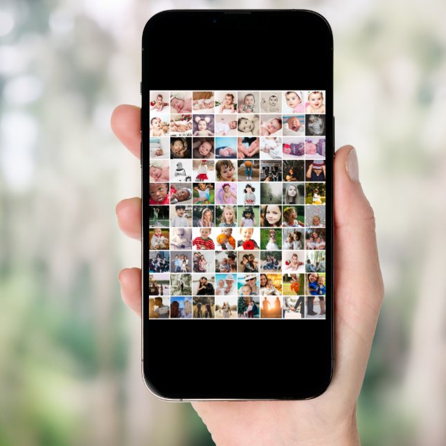 80 Photo Collage Personalized Poster (Front Digital)