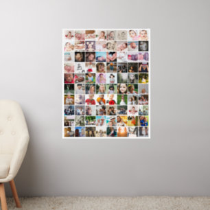 80 Photo Collage  Unique Personalized DIY Custom Wall Decal