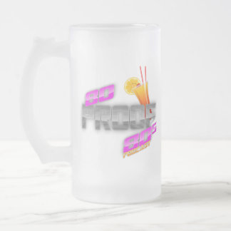 80 Proof 80s Podcast Logo Beer Mug
