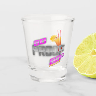 80 Proof 80s Podcast Shot Glass