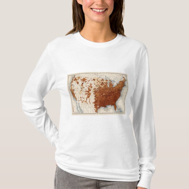 80 Proportion illiterates Negro voters T-Shirt (Front)